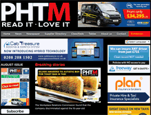 Tablet Screenshot of phtm.co.uk